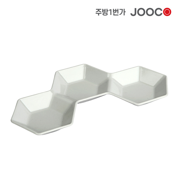 주코365 육각3절찬기 연회색 JC-6003